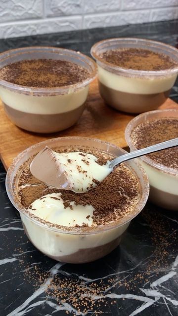 2.200 Suka, 6 Komentar - ANEKA RESEP PUDING DAN KUE (@pudingdankue) di Instagram: “Milo Cheese Pudding repost dari @26fitria • • • Jangan lupa kasih ❤️ biar kami rajin updatenya..…” Puding Oreo, Puding Mangga, Silky Pudding, Cheese Pudding, Dessert Boxes, Dessert Cups, Box Cake, Yummy Snacks, Oreo