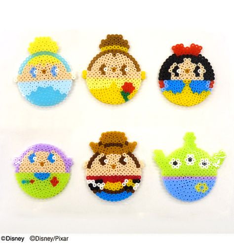 Circle Disney characters: Princesses, Toy Story Circle Hama Beads, Circle Fuse Bead Pattern, Perler Beads Circle Patterns, Bead Circle Pattern, Perler Beads Circle, Circle Perler Bead Patterns, Perler Beads Disney, Circle Cross Stitch, Easy Perler Bead Patterns