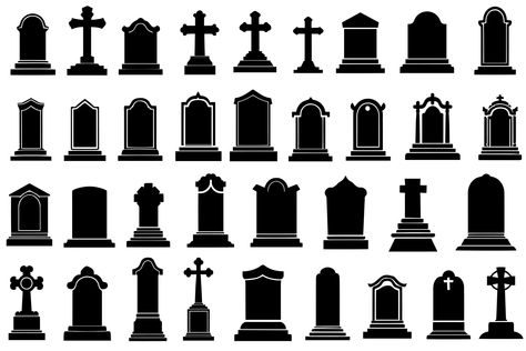 Diy Cemetery, Halloween Headstone, Tombstone Designs, Cool Stencils, Halloween Tombstones, Spooky Trees, Cemetery Art, Galaxy Background, Nails Today