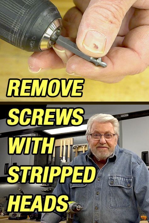 Remove Stripped Screw, Workbench Garage, Stripped Screw, Diy Handyman, Wood Repair, Diy Workbench, Woodworking Guide, Diy Home Repair, Diy Life Hacks