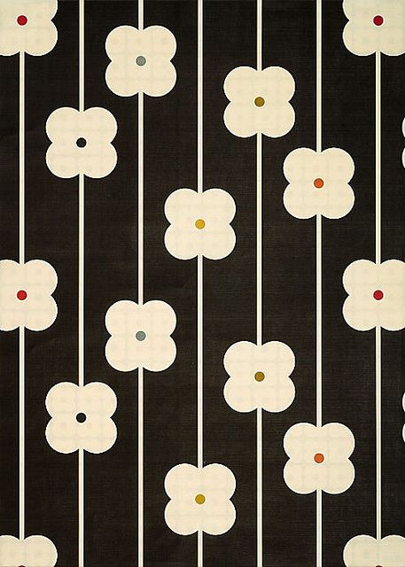 ORLA KIELY WRAPPING PAPER | Flickr - Photo Sharing! Flower Illustration Pattern, Flowers Illustration, Motif Vintage, Trendy Flowers, Orla Kiely, Pattern Play, French Art Deco, Retro Pattern, Flower Illustration