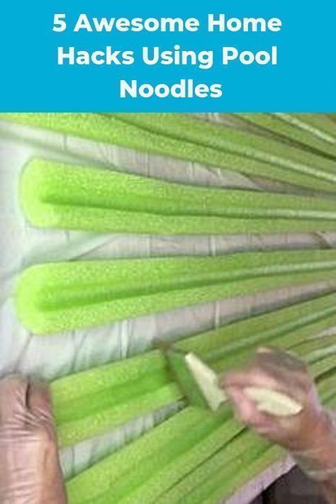 Noodles Ideas, Pool Noodle Crafts, Diy Bench Outdoor, Diy Wainscoting, Diy Blanket Ladder, Crafts For Teens To Make, Store Hacks, Dollar Store Hacks, Pool Noodle