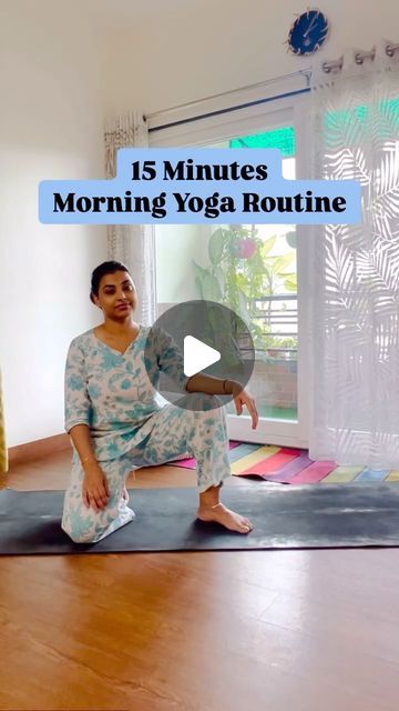 Sneha Mohit Agrawal on Instagram: "MORNING YOGA. 
To start off your day with a more mindful approach. Try these!!
Yoga helps us in maintaining good health and flexibility. The best part about Yoga is that its not just a great form of exercise but also helps you to know yourself better. The journey of yoga is about you and your practice.
Above mentioned yoga flow regulates your sleep rhythm and balance your hormones. This flow helps to build healthy and consistent routine. Yoga stimulates your entire body and mind. It helps you to feel more energized.

Here are some things to keep in mind before starting the Asanas:-

✅ Listen to your body.
✅ Follow the same sequence of asanas.
✅ Hold each asanas for 10-15 slow breaths minimum  and repeat it on the other side.
✅ Repeat all asanas two more t Morning Yoga Sequence, 15 Minute Morning Yoga, Morning Flow, Yoga Poses For Sleep, Retirement Goals, Morning Yoga Sequences, Morning Yoga Flow, Balance Your Hormones, Yoga Vinyasa