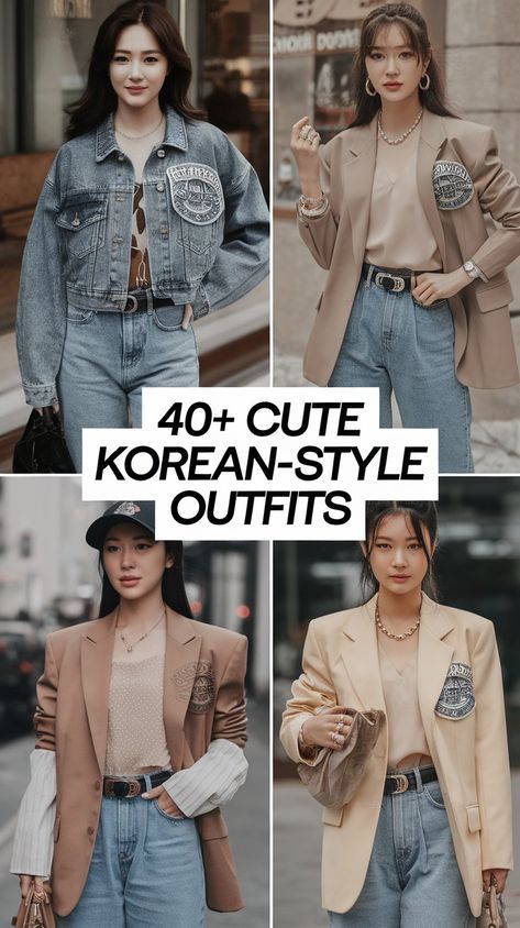 40+ Korean style outfits: Trendy autumn outfit ideas for K-style lovers K Drama Style Outfits, Korean Travel Outfit, Japanese Fashion 2024, Trendy Korean Outfits, Outfit Ideas Korean Style, Japan Style Outfits, Korean Summer Fashion, Tokyo Fashion Street, Korean Clothing Brands