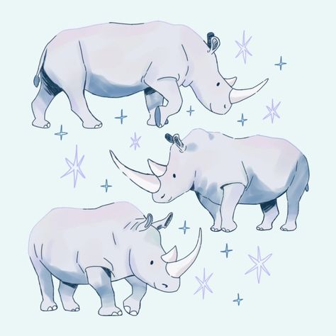 Rhino 🦏 I love Rhinos! See the last two pictures. Those are sculptures I saw in Italy. I got inspired to draw those three adorable Rhinoceros because of my Italy trip. . Your likes, saves, and shares mean the world to me—thank you so much ☺️💓 . #rhinoart #CuteRhino #RhinoIllustration #AnimalArt #WildlifeArt #IllustrationArt #ArtOfInstagram #InstaArt #CuteAnimals #AnimalIllustration #ArtCommunity #DigitalArt #Artistic #WildlifeConservation #NatureArt #RhinoLove #ArtDaily #CreativeArt #Animal... Rhino Illustration, Cute Rhino, Zoo Drawing, Rhino Art, Inktober 2024, Animal Reference, Soft Pastel Colors, Art Study, Italy Trip