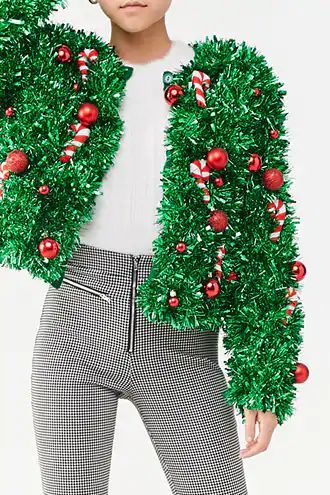 10 Brilliant DIY Ideas for your Ugly Christmas Sweater Homemade Ugly Christmas Sweater, Ugly Christmas Sweater Diy Funny, Ugly Christmas Sweater Outfit, Christmas Costumes Women, Christmas Tree Costume, Diy Christmas Sweater, Xmas Sweaters, Christmas Sweater Outfits, Tree Costume