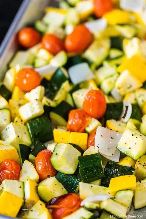 Oven Roasted Zucchini And Tomatoes, Carrots And Squash, Roasted Zucchini And Yellow Squash And Onions, Roasted Squash And Carrots, Thanksgiving Squash And Zucchini Recipes, Zucchini Summer Squash Tomato Bake, Baked Squash And Zucchini Recipes Ovens, Zucchini Squash Carrot Recipe, Oven Baked Squash And Zucchini