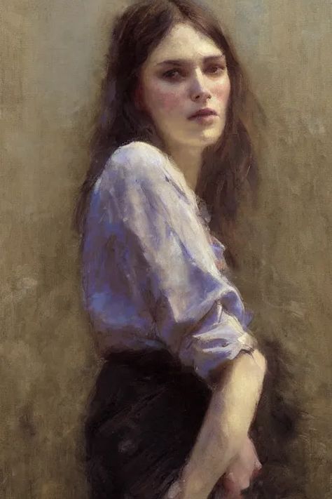 Jeremy Lipking Paintings, Richard Schmid, Jeremy Lipking, Young And Beautiful, Beautiful Woman, Portrait Painting, Full Length, Paintings