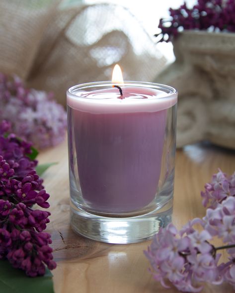 Lavender Candle Aesthetic, Purple Candle Aesthetic, Seductive Fragrance, Lilac Aesthetic, Lilac Candles, Purple Candle, Lilin Aroma, Violet Garden, Best Smelling Candles