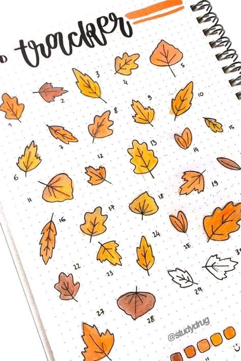 September Mood Tracker, Autumn Bullet Journal, Mood Tracker Ideas, Bullet Journal Mood Tracker, September Mood, Bullet Journal September, Crazy Laura, Bullet Journal Page, Tracker Ideas