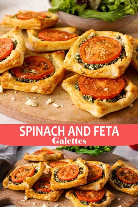 Sommer Mad, Chicken Healthy, Vegetarian Appetizers, Health Dinner, India Food, Spinach And Feta, Brunch Ideas, Recipes Chicken, Light Recipes