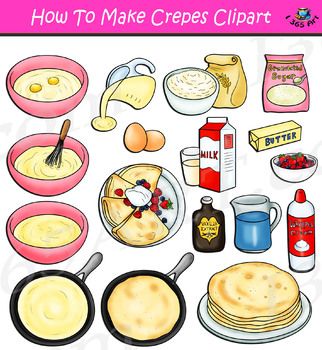 This clipart set contains various images for making crepes. Set includes images in both color and black and white versions of each! This set contains 34 clipart files that include all of the images in the preview. There are 17 full color and 17 black and white graphics. Each file is approximately 30... How To Make Clipart, Making Crepes, Printable Paper Toys Templates, Black And White Graphics, Paper Toy Printable, Breakfast Crepes, Paper Doll Printable Templates, Hello Kitty Printables, How To Make Crepe