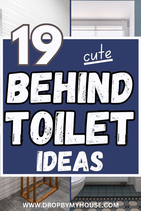 Here are the best behind toilet ideas for your bathroom. These behind toilet decor ideas are fresh, unique, and stylish just the way you want. Behind Toilet Ideas, Shelves Behind Toilet, Water Closet Decor, Behind Toilet Decor, Small Toilet Decor, Toilet Decor Ideas, Small Powder Bathroom, Behind Toilet, Update Small Bathroom