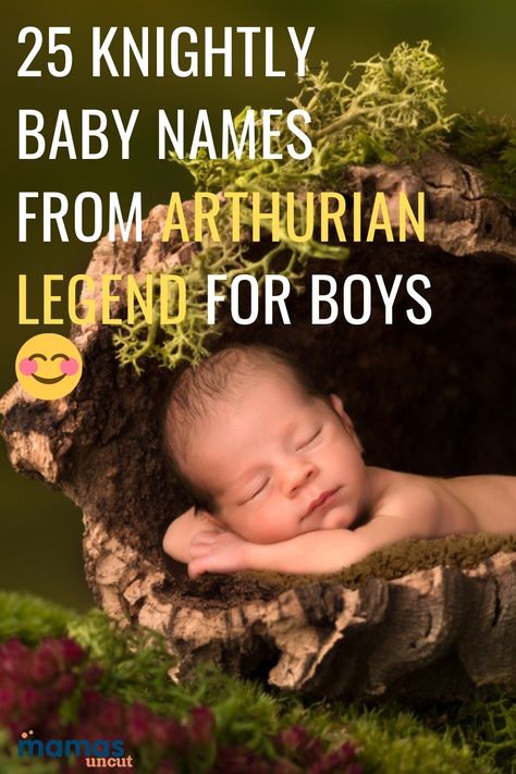 25 Knightly Baby Names for Boys Inspired by Arthurian Legend Do you want a baby name for boys that conjures the magic of Camelot? Check out these names inspired by King Arthur, his knights, and contemporaries. #BabyNames #KingArthur #UniqueNames