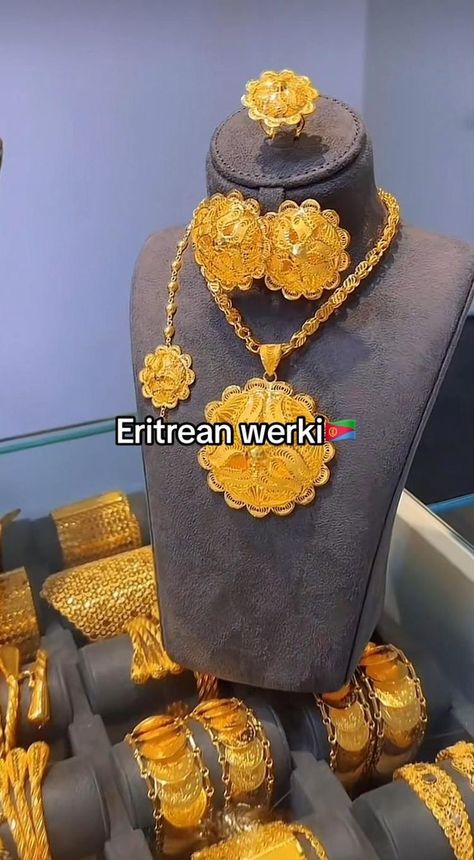 Eritrean Jewelry Gold, Ethiopian Gold Jewelry, Habesha Gold, Eritrean Jewelry, Eritrean Women, Eritrean Culture, Habesha Culture, Eritrean Dress, Nativity Painting