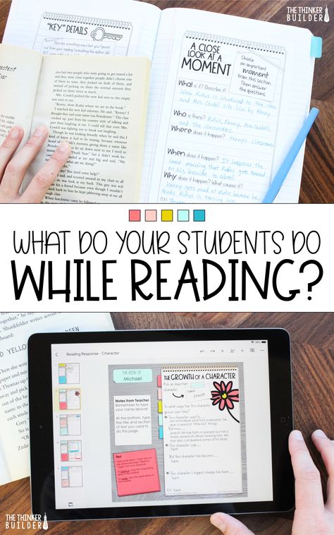 Teaching Annotation Middle School, Reading Response Journals Middle School, Hmh Into Reading 5th Grade, Slytherin Classroom, Readers Notebook Middle School, Independent Reading Accountability, Annotating Text, Middle School Literature, Reading Response Journals