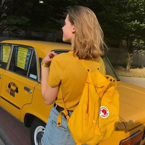 Aesthetic post Arthoe Aesthetic, Yellow Aesthetic Pastel, Artsy Aesthetic, Yellow Theme, Yellow Aesthetic, Aesthetic Colors, Mellow Yellow, Kanken Backpack, Looks Style