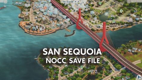 San Sequoia NOCC Save File | Patreon Sims 4 San Sequoia, Sims 4 Guide, Blue Craftsman, San Sequoia, Sims 4 Afro Hair, Kindergarten Library, Save File, Modern Craftsman, Recreation Centers