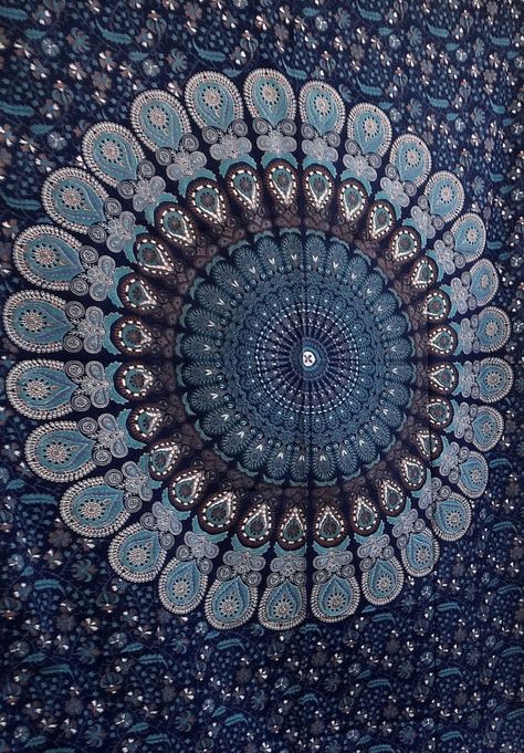 Twin Indian Mandala Tapestry Hippie Hippy Wall Hanging Throw Bedspread Dorm Tapestry Decorative Wall Hanging , Picnic Beach Sheet Coverlet Chelsea Bedroom, Foto Insta, College Things, Mandala Meditation, Blue Tapestry, Decorative Wall Hanging, Babe Cave, Uni Room, Hippie Tapestry