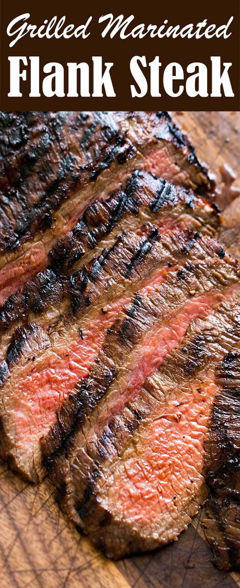 Steak Marinades, Skirt Steak Marinade, Honey And Garlic, Skirt Steak Recipes, Marinated Flank Steak, Flank Steak Recipes, Chimichurri Recipe, Steak Marinade, Grilled Steak