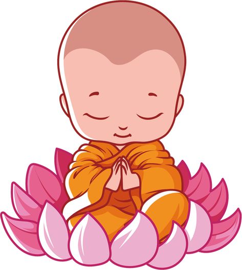 Buddha Cartoon, Happy Vesak Day, Happy Vesak, Vesak Day, Buddha Birthday, Namaste Art, Buddha Drawing, Arte Yoga, Buddha Art Drawing