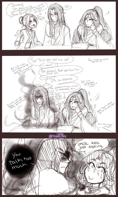 Mobei Jun, Shang Qinghua, Family Symbol, Scum Villain, Scum Villain's Self-saving System, Fan Comic, Manga Cute, Heaven's Official Blessing, Light Novel