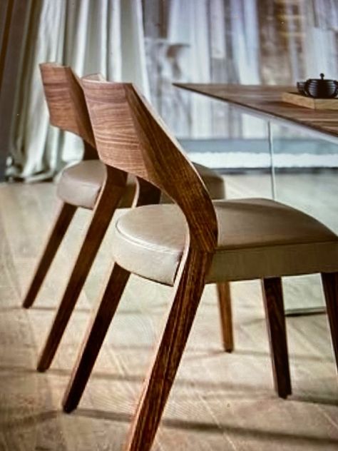 Modern Wood Dining Chair, Tree Swings, Dining Table Design Modern, Wood Chair Design, Wood Dining Room Table, Chair Design Wooden, Luxury Dining Chair, Furniture Design Chair, Dinning Room Design