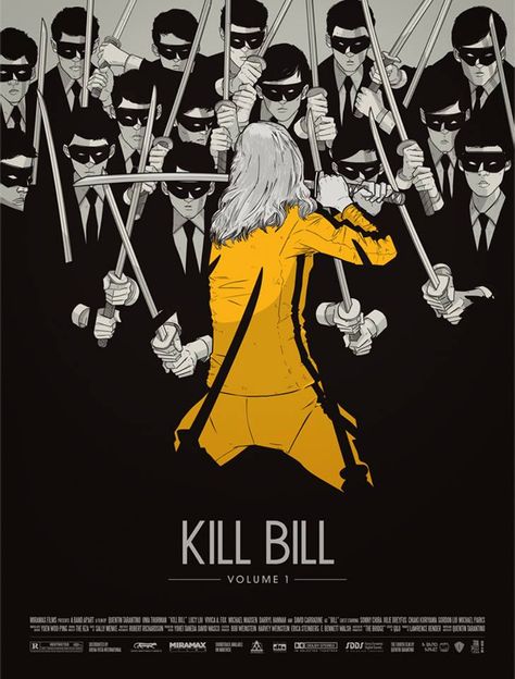 Imagem de artwork, kill bill, and movie Art Geek, Best Movie Posters, Septième Art, Movie Posters Design, Uma Thurman, Kill Bill, Cinema Posters, Poster Minimalist, Geek Art