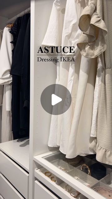 161K views · 15K likes | A U   N U M E R O   2 2 on Instagram: "ASTUCE DRESSING IKEA ✨

Après bientôt 1 an dans notre maison, je me suis enfin décidée à combler les trous du dressing Pax de chez IKEA, ça fait beaucoup plus propre !

Du coup je partage l’astuce avec la référence pour ceux qui ne connaissent pas.

Vous connaissez ? ✨

#ikea #ikeapax #dressing #ikeahome #astuce #dressingroom #finitions #homedecor #homedesign #interiordecor #chambreparentale #neutralhome #neutralhomedecor #minimalisthome #autoconstruction #construction #teamconstruction" Dressing Pax Ikea, Dressing Pax, Dressing Ikea, Ikea Pax, Ikea Hacks, 2 On, Home Ideas, Armoire, On Instagram