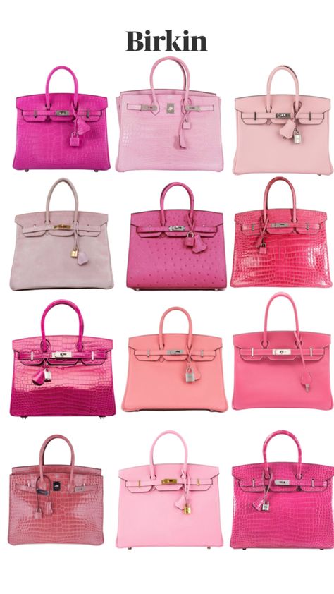 Pink Birkin 💗🎀 Birkin Closet, Pink Luxury Bag, Pink Birkin Bag, Birkin Bag Collection, Birkin Bag Aesthetic, Pink Birkin, Birkin Collection, Pink Hermes, Pretty Tote Bags