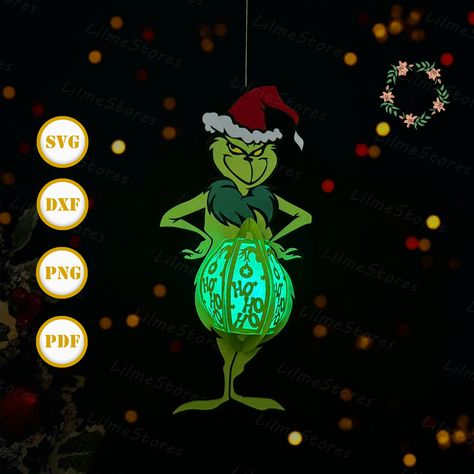 Excited to share the latest addition to my #etsy shop: Lantern The Grinch 2 Lantern SVG for Cricut Project DIY, Lantern The Grinch Lamp For Christmas Decor, Christmas Shadow Box https://etsy.me/3AkVFSN #christmas #cardmakingstationery #lightshadowbox #lightboxtemplate #papercutsvg #cricutshadowbox #svgfileforcricut #3dlightboxsvg #forsilhouette Halloween Lamp, Halloween Shadow, Diy Lantern, Lantern Svg, Halloween Shadow Box, Halloween Lamps, Christmas Shadow Boxes, Christmas Sentiments, Christmas Artwork