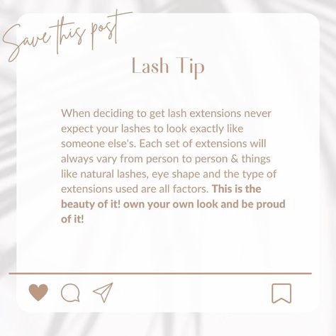 𝙎𝙏𝙐𝘼𝙍𝙏 𝙇𝘼𝙎𝙃 𝘼𝙍𝙏𝙄𝙎𝙏 on Instagram: “Lash Tip Thursday ☀️ #lashhack #lashtweezer #lashteacher #lashindustry #lashlineacademy #megavolumelash #lashtribe #lashretention…” Lash Tip Thursday, Lash Facts Quotes, Lash Tip Tuesday, Lash Facts, Lash Artist Quotes, Lash Tips, Lash Quotes, Skin Therapist, Artist Quotes