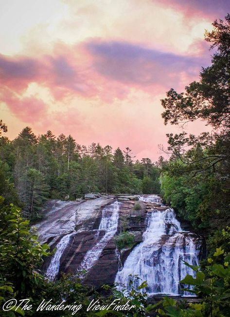 12. Mother Nature is at her finest during this sunset at High Falls. The DuPont State Forest is an amazing place to explore. Nc Travel, Matthew 3, Cape Hatteras, Where I Want To Be, Water Falls, Laundry Hacks, Beautiful Sunrise, What A Wonderful World, Breathtaking Beauty