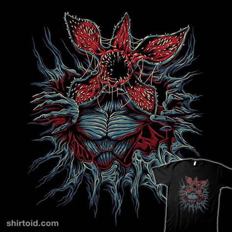 Bursting Demo #demogorgon #scifi #strangerthings #svthyp #tvshow Stranger Things Scary, Demogorgon Stranger Things, Stranger Things Merchandise, Holi Photo, Stranger Things Tshirt, Skeleton Drawings, Gym Art, Stranger Things Poster, Astronaut Art