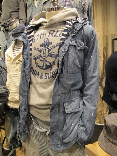 Ralph Lauren Denim & Supply Showroom Adventure Clothing Men, Rakish Style, Cholthing Style, Supply Showroom, Polo Ralph Lauren Outfits, Sailing Fashion, Menswear Inspiration, Men Streetstyle, Double Rl