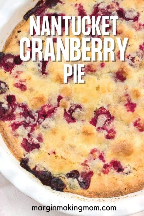 Nantucket Cranberry Pie, Cranberry Recipes Dessert, Cranberry Treats, Cranberry Pie Recipes, Dessert For Thanksgiving, Crumb Pie, Cranberry Tart, Cranberry Christmas, Cranberry Bars