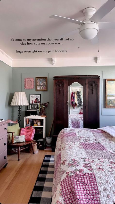 Meg Hughes, Cozy Cottage Bedroom, Eclectic Style Decor, Nora Ephron, Cottage Bedroom, Beautiful Bedroom, Apartment Aesthetic, Cozy Room Decor, Cozy Room