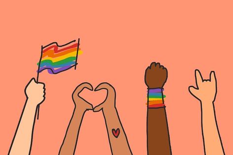 Lgbt Images - Free Download on Freepik Lgbt Sticker, Flag Drawing, Doodle Vector, Poster Drawing, Cute Doodle Art, Iphone Wallpaper Girly, Art Prompts, Zen Doodle, Vector Hand