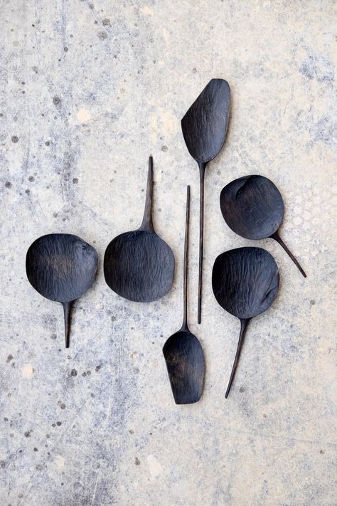 Marie Eklund’s hand-carved, wooden spoons: beauty in their simplicity. She works from Stockholm & Tangerasa, Sweden. See Blogroll for a link. | Decanted Woodwork Studio, Wooden Spoon Carving, Hand Carved Wooden Spoons, Wood Spoon Carving, Food Project, Carved Spoons, Meditation Rooms, Spoon Carving, Inuit Art