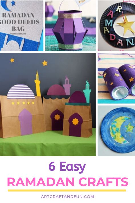 Ramadan Project Ideas, Ramadan Crafts For Toddlers, Ramadan Arts And Crafts For Kids, Eid Activities Eyfs, Ramadan Crafts For Kids Activities, Hari Raya Craft For Preschoolers, Raya Art And Craft, Ramadan Activities For Toddlers, Eid Art And Craft