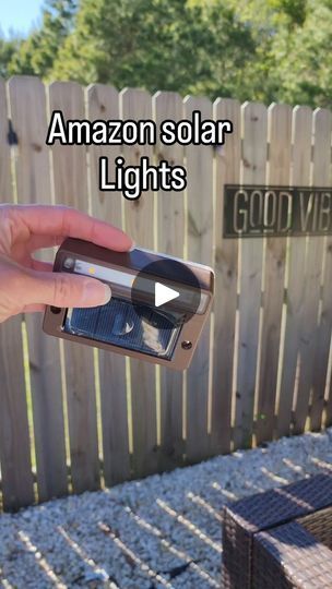 599K views · 1.9K reactions | Amazon solar lights ✨️ 
Comment porch for details to send to your inbox.

These solar lights are easy to assemble with peel & stick backing and perfect for steps, fences, or any 90° angle space! You can also drill if needed. 
•
#solar #solarlights #amazonmusthaves #backyardliving #porchlights #porchdecor 
•
Curb appeal| driveway lighting| outdoor seating | patio season| diy fence| gazebo | Fallons.homestead | Forrest Frank & Connor Price · UP! Driveway Lighting, Diy Fence, Backyard Living, Barndominium, Solar Lights, Outdoor Seating, Curb Appeal, Porch Decorating, Outdoor Lighting