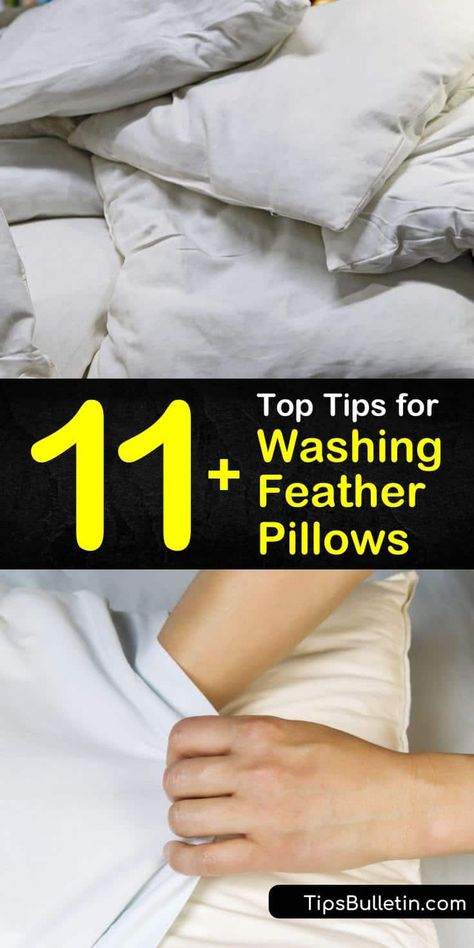 How To Wash Throw Pillows, Wash Feather Pillows, Cleaning Pillows, Clothes Detergent, Diy Household Cleaners, Cleaning Maid, How To Clean Pillows, Feather Bed, Diy Cleaning Solution