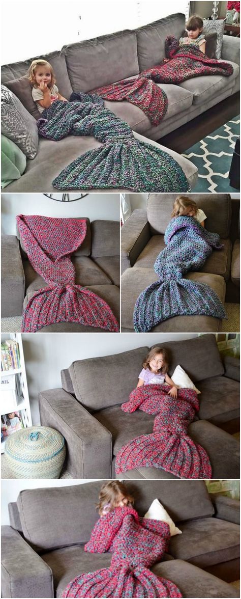 Crocheted Mermaid, Crochet Mermaid Blanket, Crochet Mermaid Tail, Mermaid Tail Blanket, Crochet Mermaid, Crochet Blanket Afghan, Knitting Instructions, Manta Crochet, Crochet Patterns Free Blanket