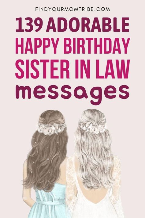 Having trouble finding the perfect happy birthday sister in law wishes? Why not check out all the ones we have listed right here? #happybirthday #birthday #love #happy #cake #party #birthdaycake #birthdaygirl #instagood #os #instagram #family #like #photography #birthdayboy #photooftheday #friends #birthdayparty #follow #balloons #celebration #thbirthday #beautiful #cumplea #hbd #bday #music #art #celebrate #sisterinlaw #findyourmomtribe Happy Birthday To A Sister In Law, Happy Birthday Sister In Law Beautiful, Birthday Wish For Sister In Law, Happy Birthday Wishes Sister In Law, Happy Birthday Wishes For Sister In Law, Happy Birthday Sister In Law Funny, Birthday Wishes For Sister In Law, Sister In Law Birthday Quotes, Happy Birthday Sister Inlaw