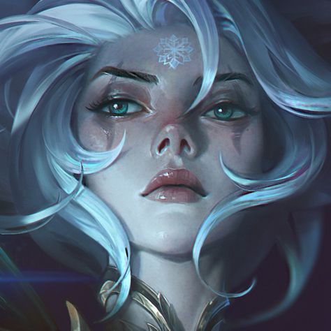 Winter Blessed Diana Diana Skins, Diana Lol, Diana League Of Legends, Blood Moon Diana, Zed Lol, Ice Mage, Leona League Of Legends, Winter Goddess, Zed League Of Legends