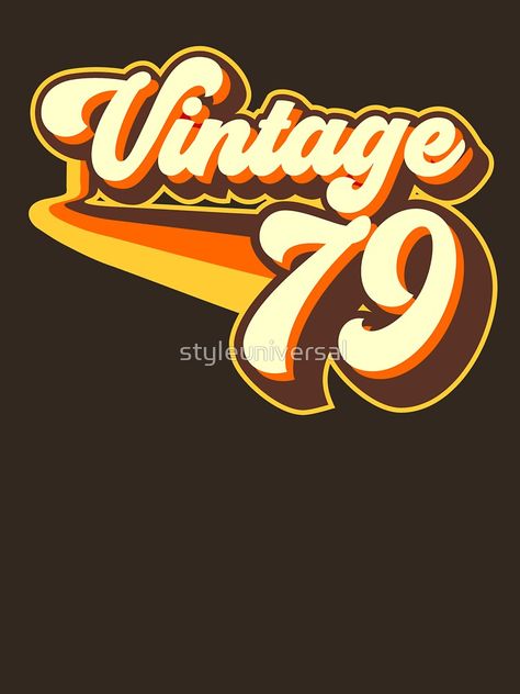 Retro Shirt Design Vintage Style, Retro Shirts Vintage Graphic Tees, Vintage Logo Print T-shirt, Vintage 1973 Shirt, 1972 Tshirt, 1970s Tshirts Vintage 70s, Vintage Birthday T-shirt With Text Print, Retro Shirt Design, A Typography