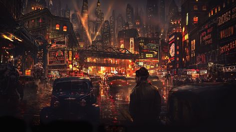 #cityscape #street #futuristic #cyberpunk science fiction digital art concept art #artwork #night #cyber futuristic city #4K #wallpaper #hdwallpaper #desktop Cyberpunk Wallpaper, Wallpaper 4k, Cyberpunk, At Night, Neon, Wallpapers, Art