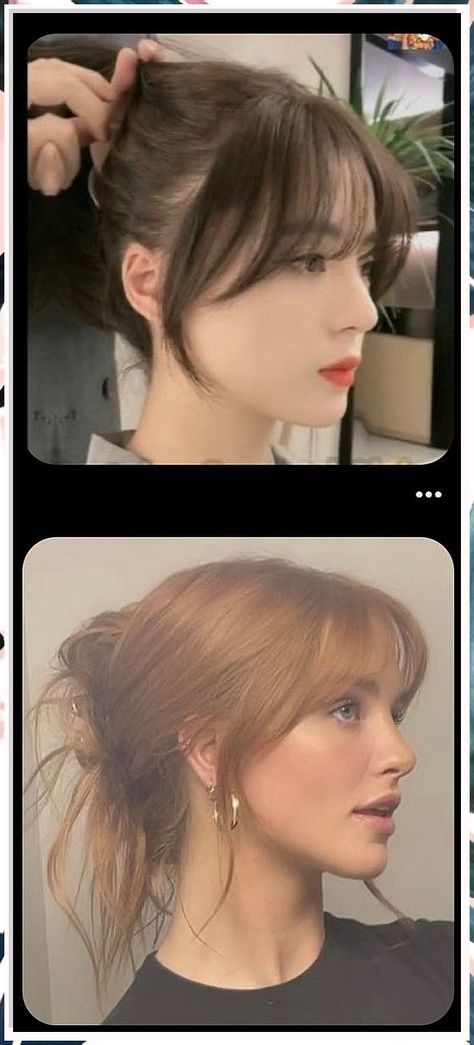 Looking to switch up your hairstyle? Check out these 10 trendy hair bangs styles for a fresh look! From blunt bangs to side-swept, find the perfect bangs style to complement your hair and face shape. Elevate your look with these chic and stylish hair bangs ideas today! Bangs Short In Middle Long On Sides, Wispy Bangs With Side Bangs, Side Piece Bangs, 90s Side Bangs Hairstyles, Fountain Bangs, Hair Bangs Ideas Face Shapes, Trendy Bangs Haircut, Very Light Wispy Bangs, Fringe With Side Pieces