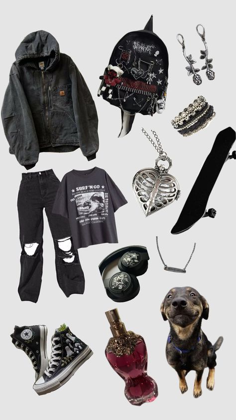 grunge# outfit# Grunge Outfits Skirt, Grundy Outfits, Korean Grunge Outfits, Grunge Winter Outfits, Grunge Winter, Grunge Outfit, Sally Face, Inspired Outfits, Grunge Aesthetic