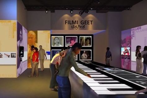 Bangalore's first interactive music museum Interactive Music Wall, Interactive Music Installation, Interactive Museum Display, Music Installation, Music Exhibition, Interactive Gallery, Museum Plan, Electric Music, Berklee College Of Music